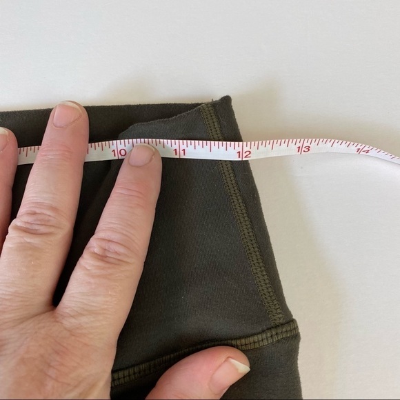 Fabletics Define Leggings Olive Green Small High Waisted Yoga Athleisure Skinny - Picture 6 of 10